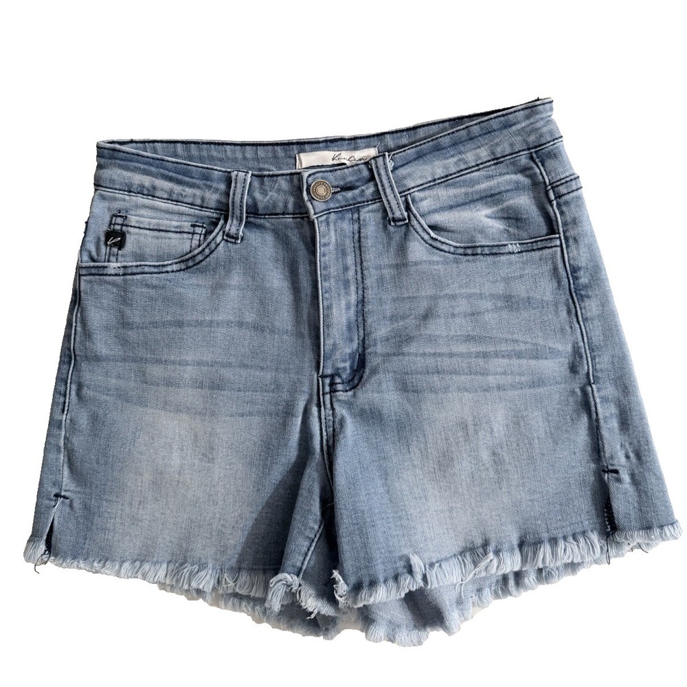 KanCan Denim Shorts Womens Size 7 Raw Hem 4in Inseam‎ Festival